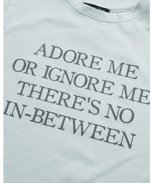 MAGORENSEOUL(マゴレンソウル)の「ADORE ME スリムフィットTシャツ ホワイト(Tシャツ/カットソー・レディース・その他・FREE)」の3枚目の写真