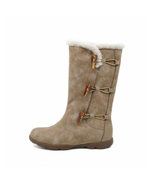 Mist 0035. Toggle Button Fur Boots - 2colors