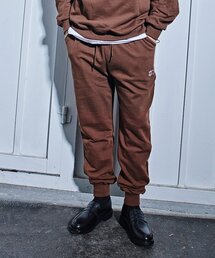 BETTERTHAN88（ベターザン88）の「6012WB デイジーワッペンストリングヘビージョガーパンツウッドブラウン（スウェットパンツ）」