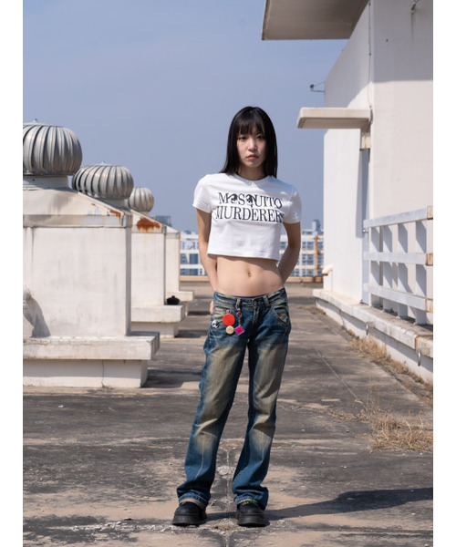 MOSQUITO MURDERERS(モスキートマーダラーズ)の「MOSQUITO MURDERERS CROP TOP(Tシャツ/カットソー・レディース・その他・FREE)」の3枚目の写真