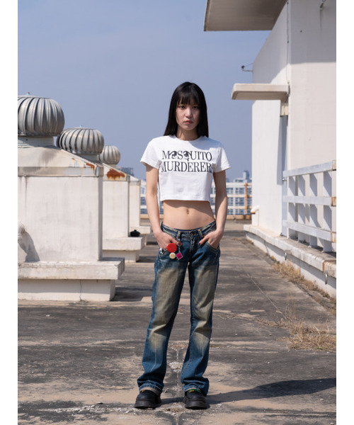 MOSQUITO MURDERERS(モスキートマーダラーズ)の「MOSQUITO MURDERERS CROP TOP(Tシャツ/カットソー・レディース・その他・FREE)」の4枚目の写真
