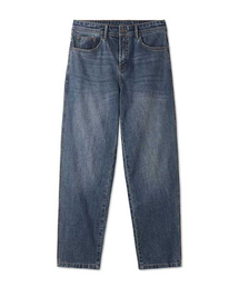 BLACKBROWN（ブラックブラウン）の「ディストロイドテーパードフィットデニムパンツ [WASHED BLUE]（デニムパンツ）」