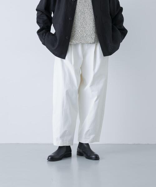 かぐれ(カグレ)の「コットンクロップドパンツ(その他パンツ・レディース・ベージュ/オフホワイト/ブラック・FREE)」の6枚目の写真