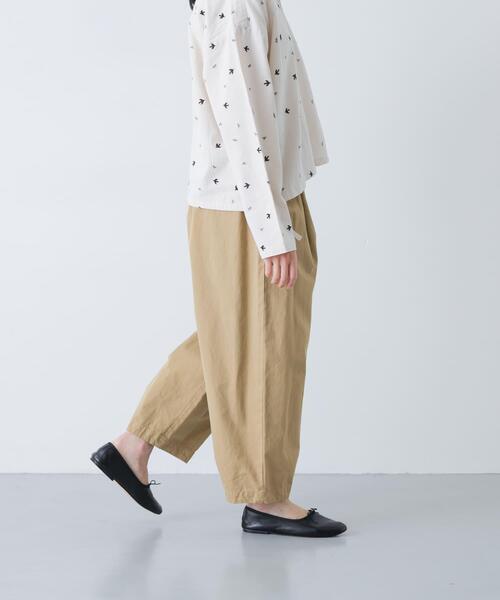 かぐれ(カグレ)の「コットンクロップドパンツ(その他パンツ・レディース・ベージュ/オフホワイト/ブラック・FREE)」の15枚目の写真