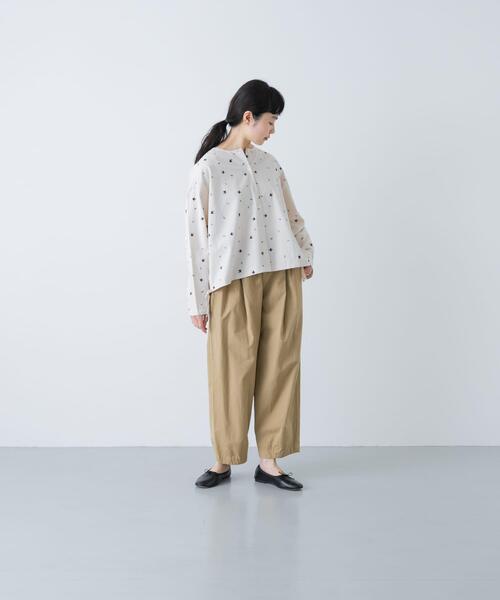 かぐれ(カグレ)の「コットンクロップドパンツ(その他パンツ・レディース・ベージュ/オフホワイト/ブラック・FREE)」の16枚目の写真