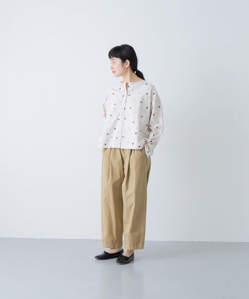 かぐれ(カグレ)の「コットンクロップドパンツ(その他パンツ・レディース・ベージュ/オフホワイト/ブラック・FREE)」の17枚目の写真