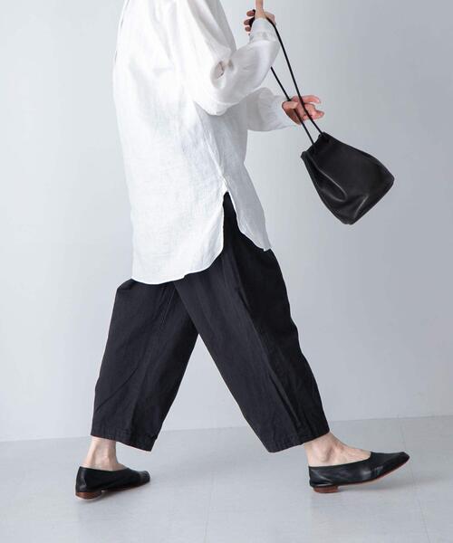 かぐれ（カグレ）の「コットンクロップドパンツ（その他パンツ・レディース・ベージュ/オフホワイト/ブラック・FREE）」の12枚目の写真