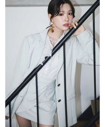 MERCURYDUO | 【セットアップ着用可】バックドレープジャケット(テーラードジャケット)