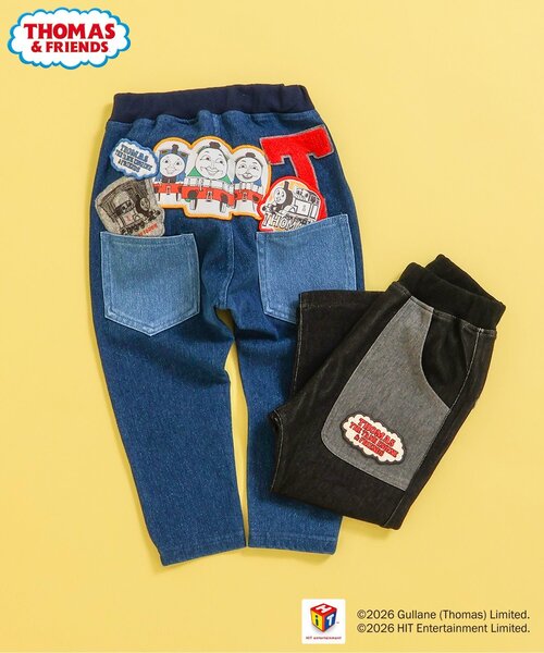 BIT'Z（ビッツ）の「【トーマス】ワッペンもりもりパンツ（その他パンツ・キッズ・ブラック/インディゴブルー・100/95/90/80/120/110）」の3枚目の写真