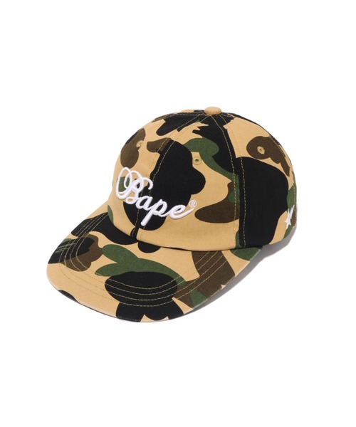 A BATHING APE(アベイシングエイプ)の「1ST CAMO BAPE PANEL CAP(キャップ・レディース・グリーン/イエロー・FREE)」の2枚目の写真