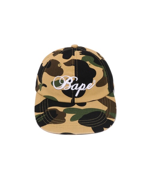 A BATHING APE(アベイシングエイプ)の「1ST CAMO BAPE PANEL CAP(キャップ・レディース・グリーン/イエロー・FREE)」の4枚目の写真