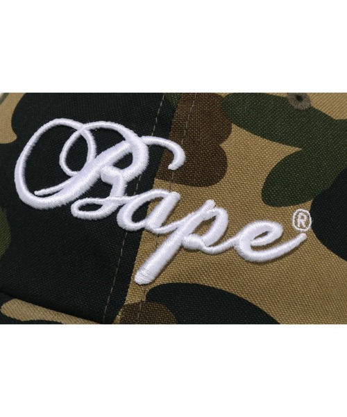 A BATHING APE(アベイシングエイプ)の「1ST CAMO BAPE PANEL CAP(キャップ・レディース・グリーン/イエロー・FREE)」の7枚目の写真
