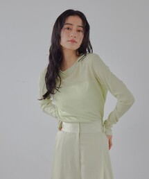 EMMEL REFINES | ＜EMMEL REFINES＞EM テレコ クルーネック ロングスリーブ(Tシャツ/カットソー)