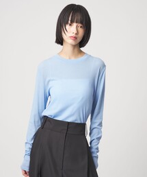 EMMEL REFINES｜エメルリファインズのトップス（ブルー・ネイビー/青色