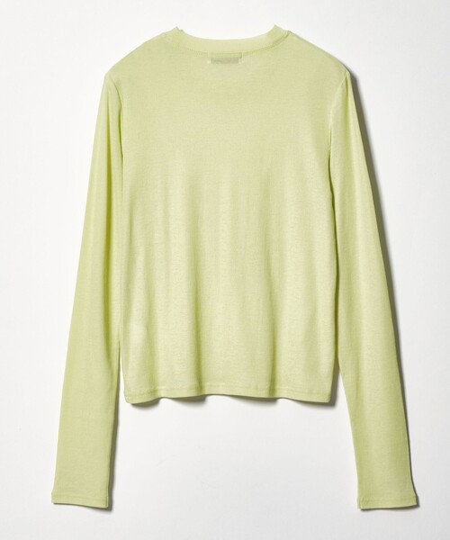 EMMEL REFINES（エメルリファインズ）の「＜EMMEL REFINES＞EM テレコ クルーネック ロングスリーブ（Tシャツ/カットソー・レディース・ライム/シャーベット/ライトブルー・FREE）」の18枚目の写真