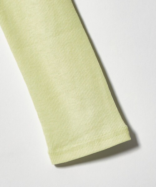 EMMEL REFINES（エメルリファインズ）の「＜EMMEL REFINES＞EM テレコ クルーネック ロングスリーブ（Tシャツ/カットソー・レディース・ライム/シャーベット/ライトブルー・FREE）」の20枚目の写真