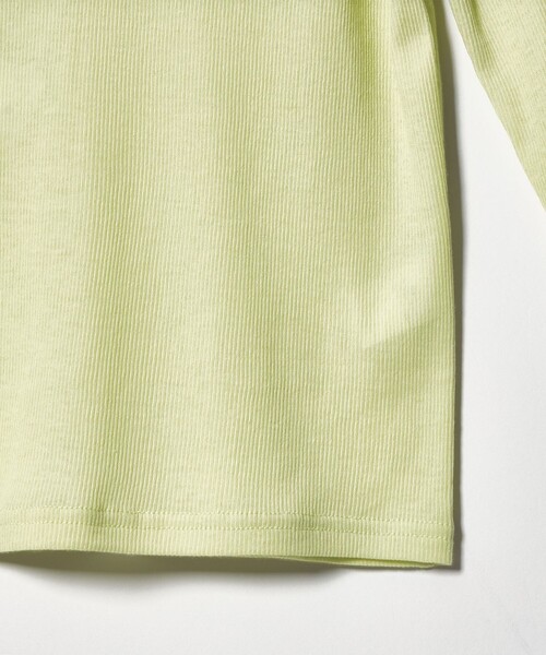 EMMEL REFINES（エメルリファインズ）の「＜EMMEL REFINES＞EM テレコ クルーネック ロングスリーブ（Tシャツ/カットソー・レディース・ライム/シャーベット/ライトブルー・FREE）」の21枚目の写真