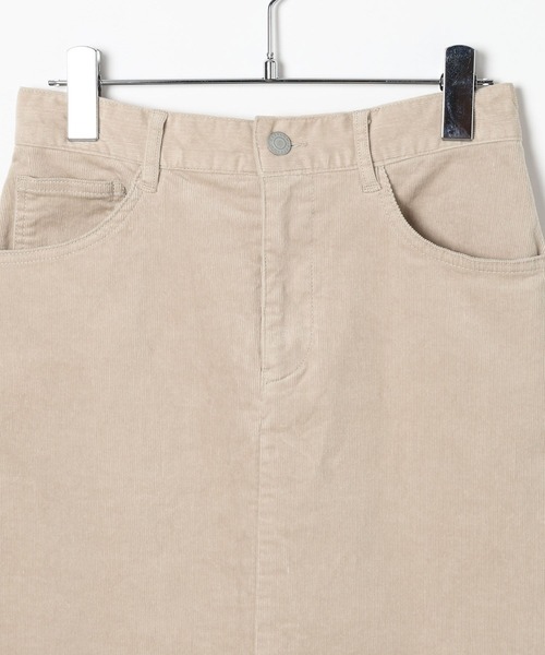 BAYFLOW（ベイフロー）の「[ストレッチ入り]コーデュロイフレアスカート（スカート・レディース・グレイッシュベージュ/ブラウン・FREE）」の16枚目の写真