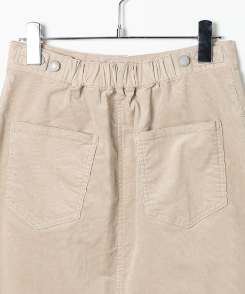 BAYFLOW（ベイフロー）の「[ストレッチ入り]コーデュロイフレアスカート（スカート・レディース・グレイッシュベージュ/ブラウン・FREE）」の19枚目の写真