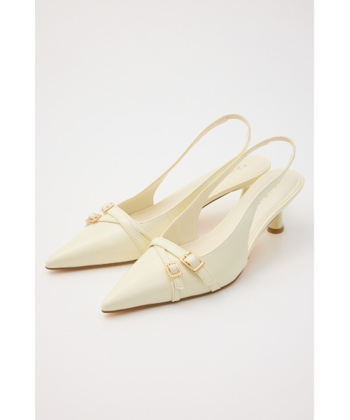rienda（リエンダ）の「ベルトディテールスリングバックパンプス 春服（パンプス・レディース・イエロー/ピンク・SMALL/MEDIUM/LARGE）」の5枚目の写真