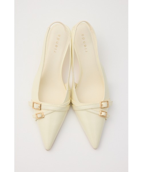 rienda（リエンダ）の「ベルトディテールスリングバックパンプス 春服（パンプス・レディース・イエロー/ピンク・SMALL/MEDIUM/LARGE）」の6枚目の写真