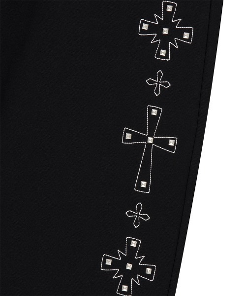 MAHAGRID（マハグリッド）の「mahagrid 『mahagrid/マハグリッド』 Cross Stud Sweatpants/クロススタッズスウェットパンツ（スウェットパンツ・レディース・グレー/ブラック・M）」の12枚目の写真