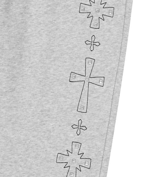 MAHAGRID（マハグリッド）の「mahagrid 『mahagrid/マハグリッド』 Cross Stud Sweatpants/クロススタッズスウェットパンツ（スウェットパンツ・レディース・グレー/ブラック・M）」の17枚目の写真