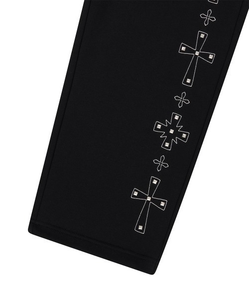 MAHAGRID（マハグリッド）の「mahagrid 『mahagrid/マハグリッド』 Cross Stud Sweatpants/クロススタッズスウェットパンツ（スウェットパンツ・レディース・グレー/ブラック・M）」の14枚目の写真