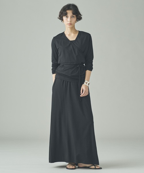 Curensology（カレンソロジー）の「Curensology(カレンソロジー)/ベアテンジクカシュクールロングスリーブTシャツ（Tシャツ/カットソー・レディース・ブラック/モカ・FREE）」の15枚目の写真