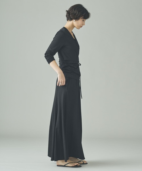 Curensology（カレンソロジー）の「Curensology(カレンソロジー)/ベアテンジクカシュクールロングスリーブTシャツ（Tシャツ/カットソー・レディース・ブラック/モカ・FREE）」の16枚目の写真