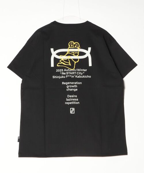 PRESTIGE APPAREL(プレステージアパレル)の「PRESTIGE APPAREL RE START CITY S/S TEE(Tシャツ/カットソー・メンズ・ホワイト/ブラック・SMALL/LARGE/MEDIUM)」の3枚目の写真