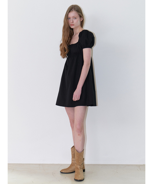 KINDABABY(カインダベイビー)の「baby belle mini dress - black(ワンピース・レディース・ブラック・FREE)」の4枚目の写真