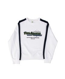 PITHSPORTS（ピース スポーツ）の「Beginner Sweatshirt (White/Navy)（スウェット）」
