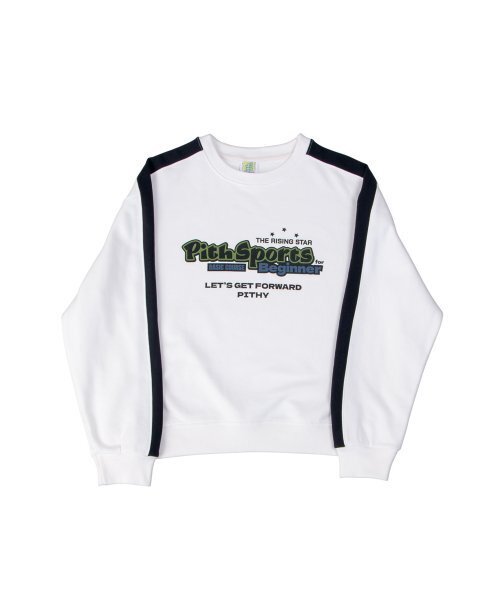 PITHSPORTS(ピース スポーツ)の「Beginner Sweatshirt (White/Navy)(スウェット・レディース・その他・LARGE/S)」の1枚目の写真