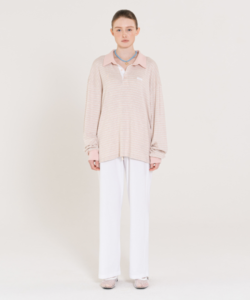 INJIACTIVE(インジアクティブ)の「スモールロゴPKTシャツ ピンク(ポロシャツ・レディース・その他・ONE SIZE)」の5枚目の写真