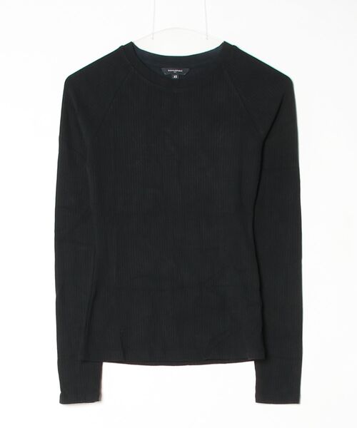BANANA REPUBLIC FACTORY STORE(バナナリパブリック ファクトリーストア)の「BANANA REPUBLIC FACTORY STORE ブラッシュド リブ クルーネックトップ(Tシャツ/カットソー・レディース・グレー/ホワイト/ブラック・XS/S/M/L)」の10枚目の写真