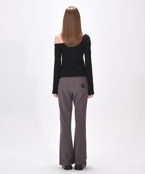 ETMON(エトモン)の「Pigment Boots Cut Sweat Pants, Wine Brown(その他パンツ・レディース・その他・FREE)」の3枚目の写真