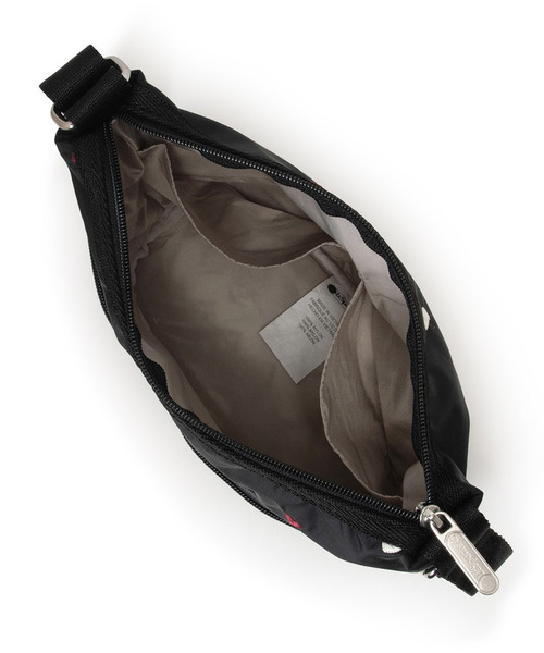 LeSportsac(レスポートサック)の「MINI BUCKET SHOULDER BAG レッド/ホワイトハートEMB(ショルダーバッグ・レディース・ブラック・FREE)」の8枚目の写真