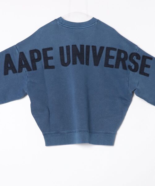 AAPE BY A BATHING APE（エーエイプバイアベイシングエイプ）の「AAPE CREW NECK SWEAT（スウェット・メンズ・ネイビー/レッド/グレー系その他2・MEDIUM/X-LARGE/SMALL/LARGE）」の13枚目の写真