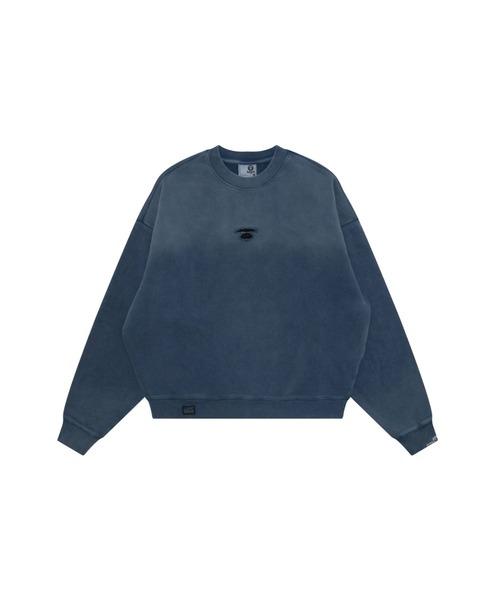 AAPE BY A BATHING APE（エーエイプバイアベイシングエイプ）の「AAPE CREW NECK SWEAT（スウェット・メンズ・ネイビー/レッド/グレー系その他2・MEDIUM/X-LARGE/SMALL/LARGE）」の2枚目の写真