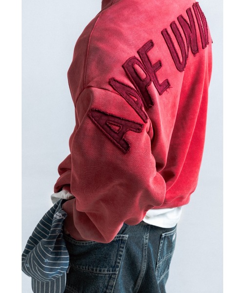 AAPE BY A BATHING APE（エーエイプバイアベイシングエイプ）の「AAPE CREW NECK SWEAT（スウェット・メンズ・ネイビー/レッド/グレー系その他2・MEDIUM/X-LARGE/SMALL/LARGE）」の16枚目の写真