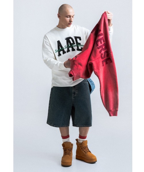AAPE BY A BATHING APE（エーエイプバイアベイシングエイプ）の「AAPE CREW NECK SWEAT（スウェット・メンズ・ネイビー/レッド/グレー系その他2・MEDIUM/X-LARGE/SMALL/LARGE）」の17枚目の写真