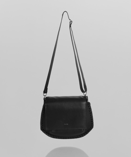 YArKA（ヤーカ）の「【YArKA/ヤーカ】real leather lace up 2way round bottom bag [lumm4] / レースアップ2ウェイラウンドバッグ（ハンドバッグ・メンズ・ブラック・FREE）」の15枚目の写真