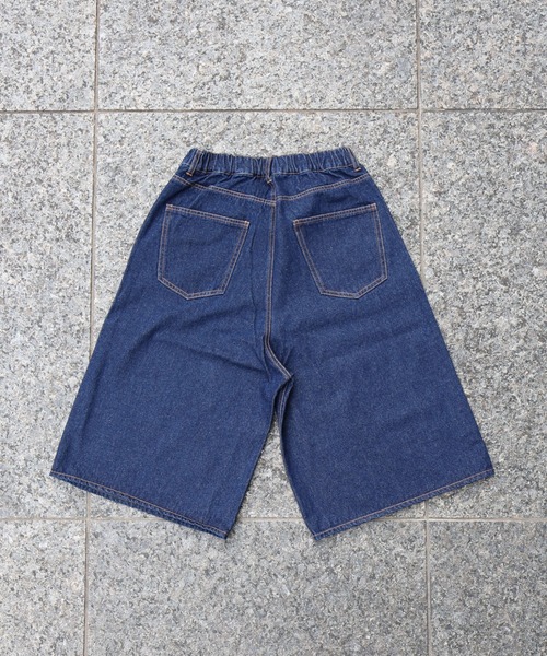 ATELANE(アテレーン)の「ATELANE / 11.5oz デニム ハーフパンツ(デニムパンツ・メンズ・ネイビー/アイボリー・MEDIUM/LARGE/X-LARGE)」の14枚目の写真