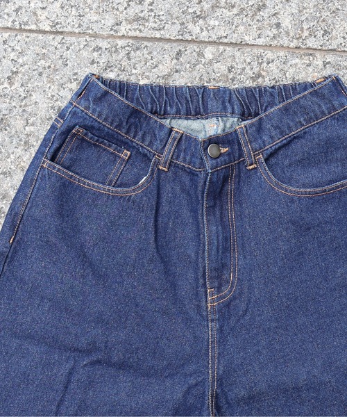 ATELANE(アテレーン)の「ATELANE / 11.5oz デニム ハーフパンツ(デニムパンツ・メンズ・ネイビー/アイボリー・MEDIUM/LARGE/X-LARGE)」の12枚目の写真