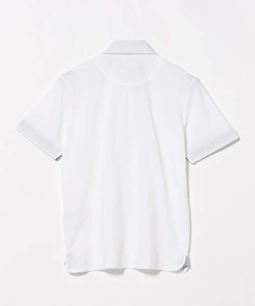 BEAMS HEART(ビームスハート)の「【7/9値下げ】COOLMAX(R) 鹿の子 ワイドカラー ポロシャツ 26SS(吸水速乾・クールビズ)(ポロシャツ・メンズ・ホワイト/インディゴブルー/チャコールグレー/サックスブルー・X-LARGE/MEDIUM/SMALL/LARGE)」の8枚目の写真