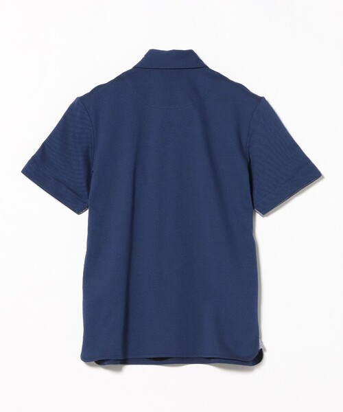 BEAMS HEART(ビームスハート)の「【7/9値下げ】COOLMAX(R) 鹿の子 ワイドカラー ポロシャツ 26SS(吸水速乾・クールビズ)(ポロシャツ・メンズ・ホワイト/インディゴブルー/チャコールグレー/サックスブルー・X-LARGE/MEDIUM/SMALL/LARGE)」の17枚目の写真