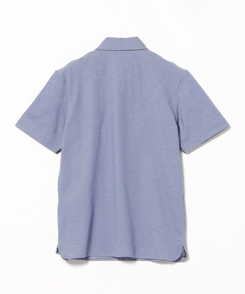 BEAMS HEART(ビームスハート)の「【7/9値下げ】COOLMAX(R) 鹿の子 ワイドカラー ポロシャツ 26SS(吸水速乾・クールビズ)(ポロシャツ・メンズ・ホワイト/インディゴブルー/チャコールグレー/サックスブルー・X-LARGE/MEDIUM/SMALL/LARGE)」の21枚目の写真