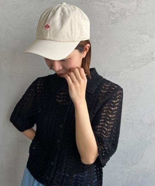 DANTON（ダントン）の「[DANTON/ダントン] 6パネル ワンポイントロゴキャップ（キャップ・レディース・ベージュ/オフホワイト/ブラック・F）」の2枚目の写真