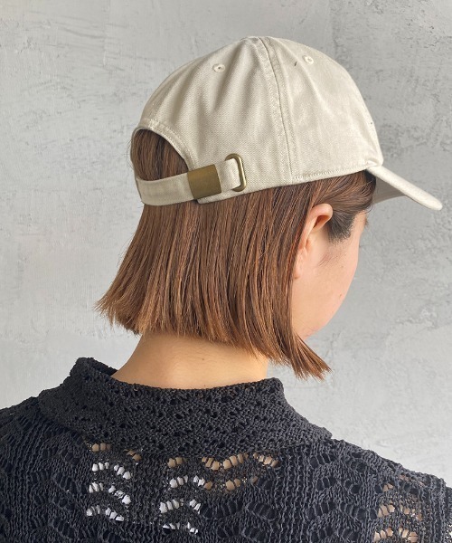 DANTON（ダントン）の「[DANTON/ダントン] 6パネル ワンポイントロゴキャップ（キャップ・レディース・ベージュ/オフホワイト/ブラック・F）」の4枚目の写真